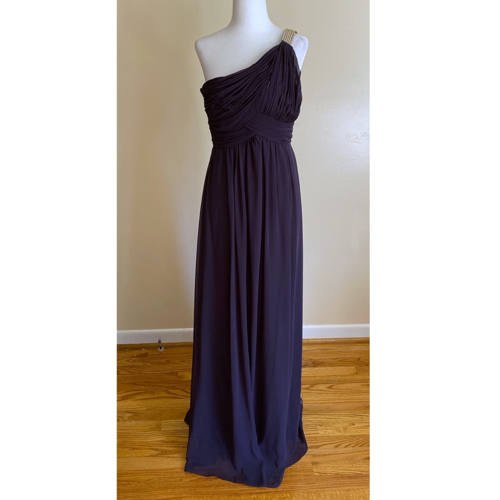 Calvin Klein One Shoulder Evening Dress